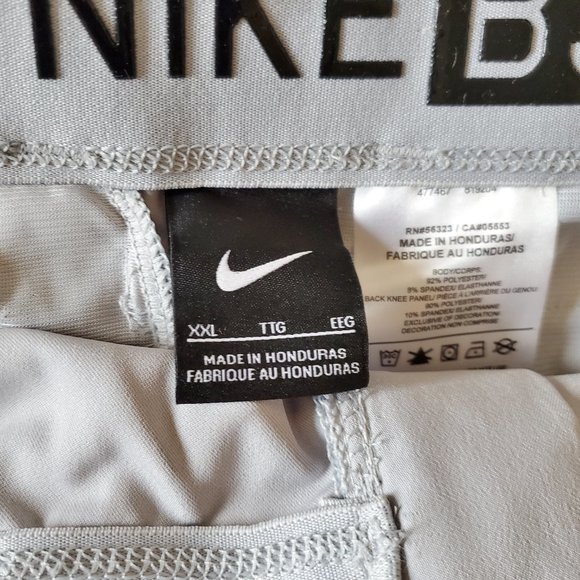 Nike Men's XXL Gray Pinstripe w/Blue Swoosh Baseball Pants - Picture 4 of 4